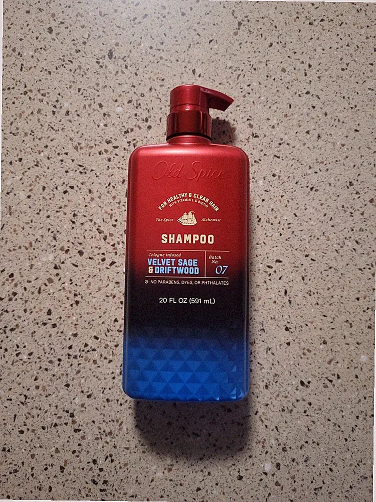 1 Old Spice Velvet Sage & Driftwood Mens Shampoo 20 oz Cologne Infused Scent