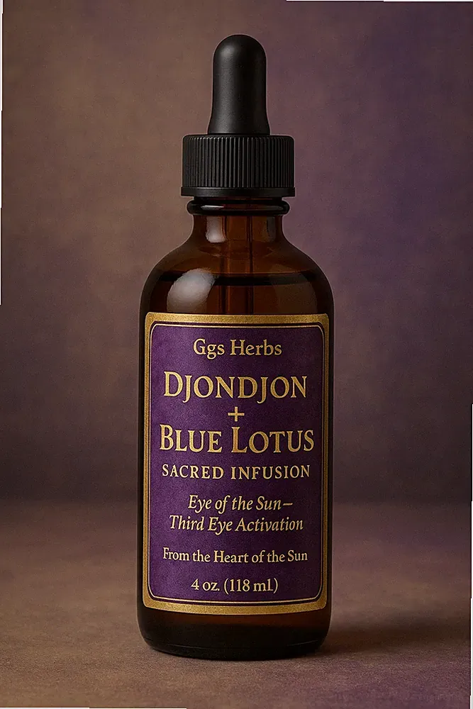 3rd Eye Activation Oil – Djondjon Sacred Anointing • Pineal Gland • Intuitio 2oz
