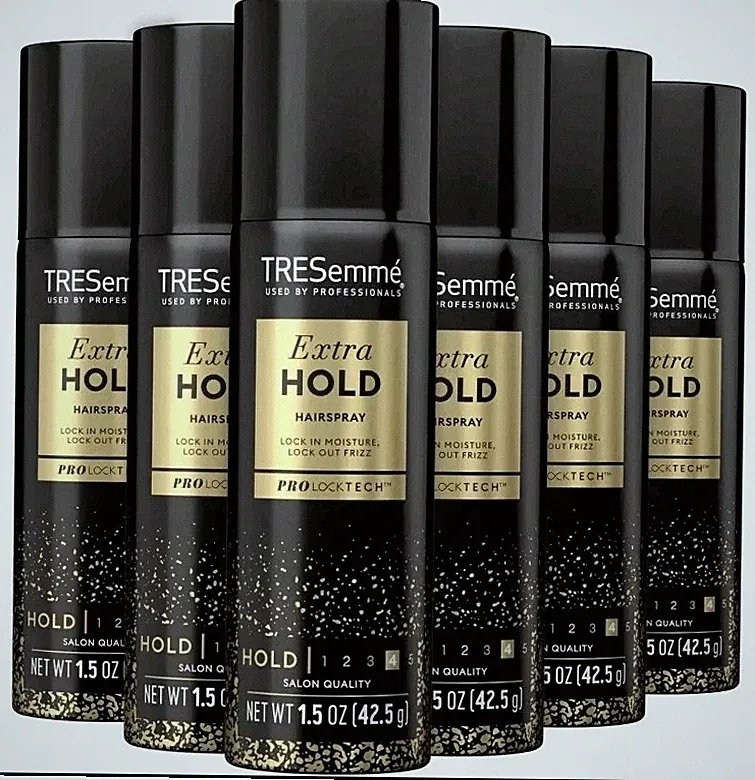 6 PACK Tresemme Hair Spray Travel Size Strong Hold 1.5oz Cans