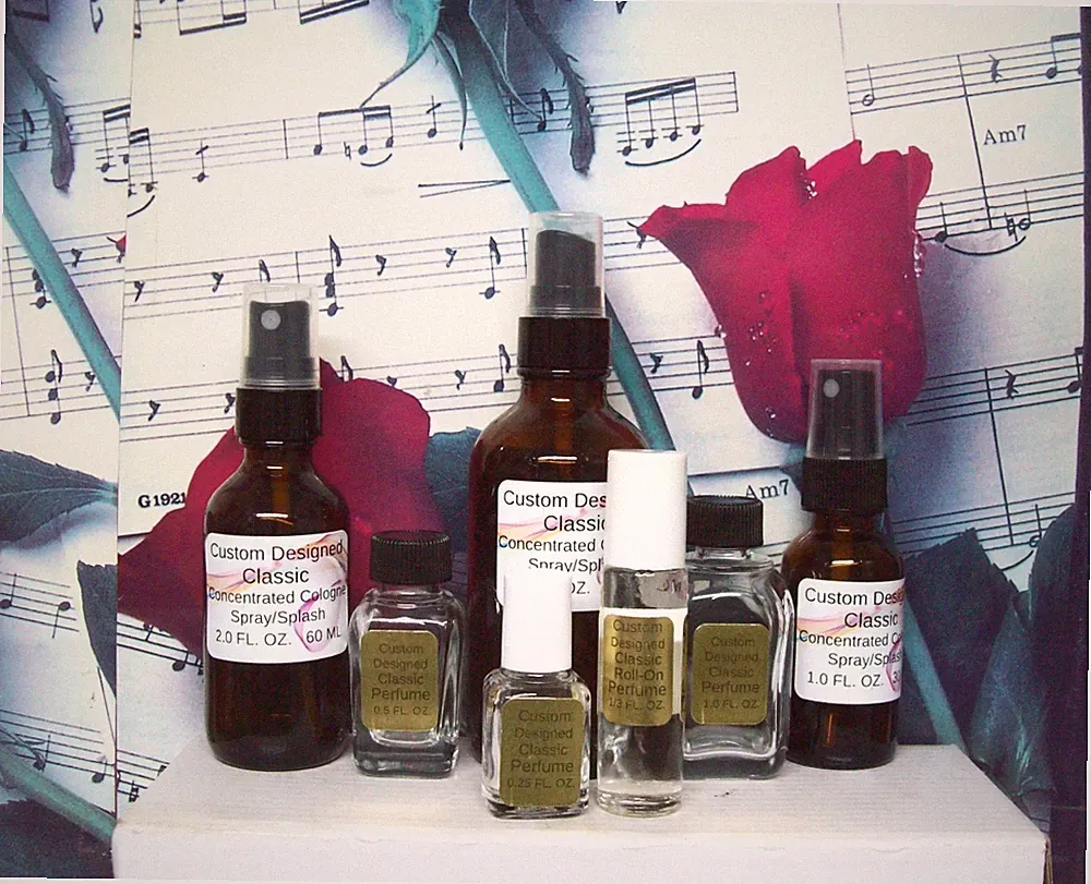 Custom Designed Classic Style Women Perfume, Cologne. Select Option.