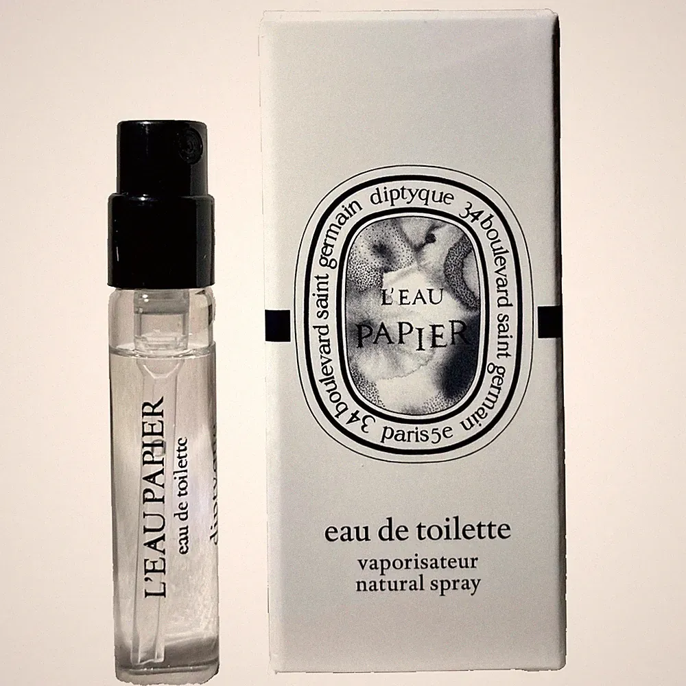 Diptyque L'Eau Papier EDT Perfume Blonde Woods, Mimosa, Musk, Rice Steam