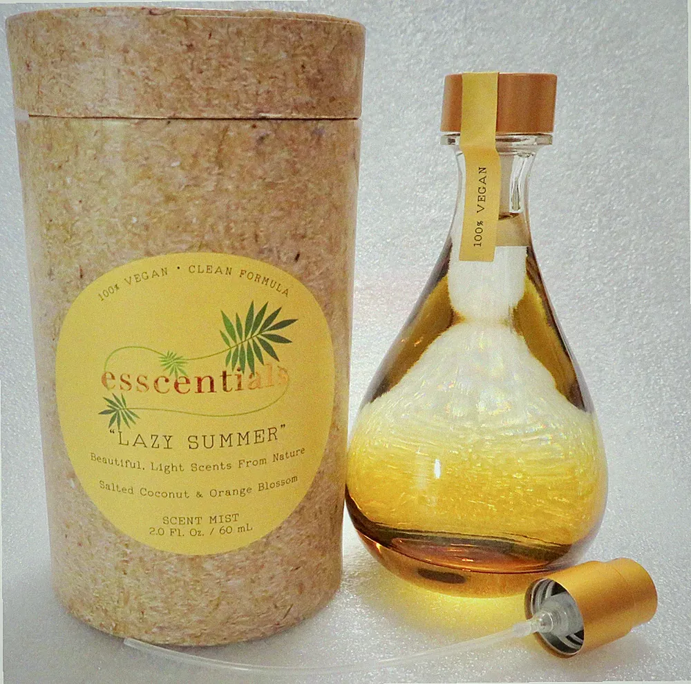 Esscentials Scent Mist, - "Lazy Summer" - , 2.0 fl oz/ 60 ml - 100% Vegan