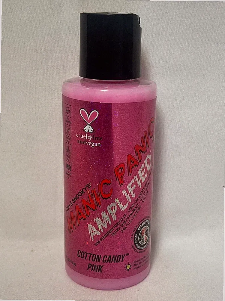 MANIC PANIC Amplified Hair Dye Cruelty Free: Cotton Candy Pink, Green, Blue 4oz