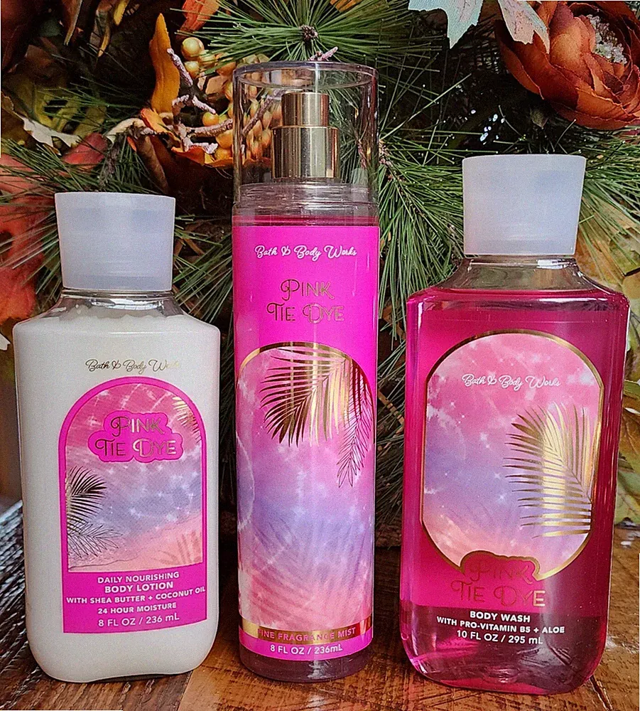 NEW~🎀👚👛PINK TIE DYE~Bath Body Works~YOUR CHOICE~SHIPS FREE !