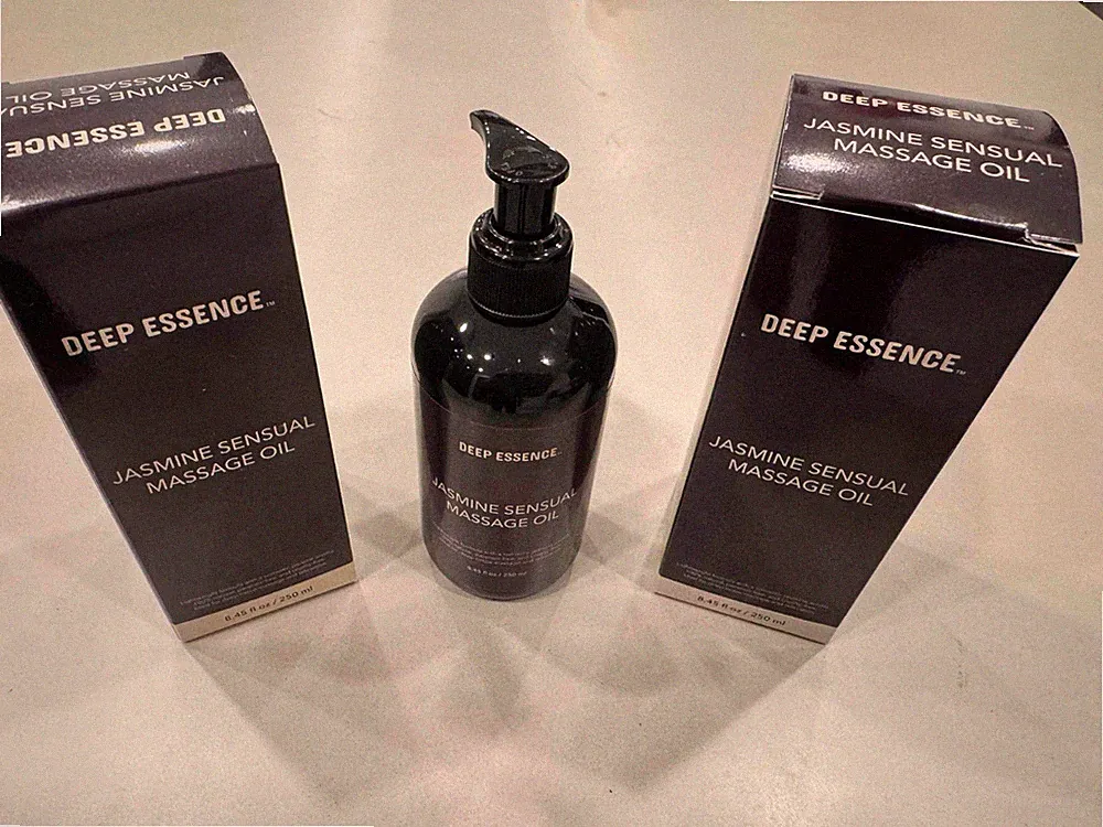 SENSUAL JASMINE Massage Oil - All Natural JASMINE FRAGRANCE 4 BOTTLS SIZE8.45 OZ
